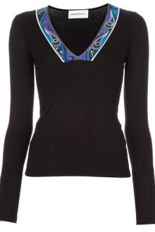 Emilio Pucci Long Sleeve Top - Lyst