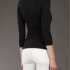 Emilio Pucci Ruched Top in Black - Lyst