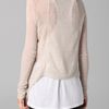 Helmut Lang Asymmetrical Hem Sweater in White - Lyst