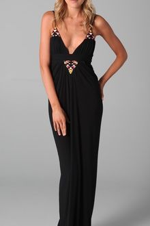 Mara Hoffman Embroidered Maxi Dress - Lyst