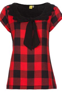 Paul By Paul Smith Check Top - Lyst