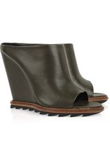 Camilla Skovgaard Leather Wedge Mules