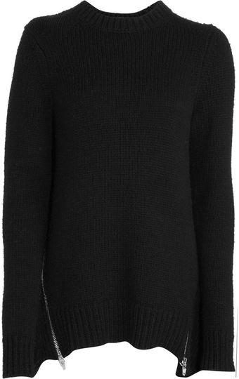 Alexander Wang Zip Peplum Pullover - Lyst