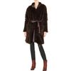Mm6 X Opening Ceremony Faux Fur Coat in Brown - Lyst
