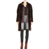 Mm6 X Opening Ceremony Faux Fur Coat in Brown - Lyst