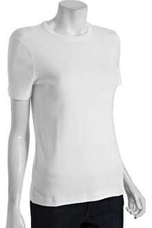 Three Dots Combed Cotton Crewneck T-shirt - Lyst