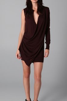 Alexander Wang Drape Wrap Dress - Lyst