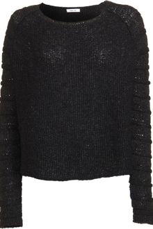 Helmut Lang Ribbed Sleeve Pullover - Lyst