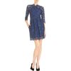 Carven Lace Dress in Blue (navy) - Lyst