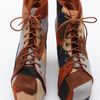Jeffrey Campbell Lita Patchwork in Brown (tan) - Lyst