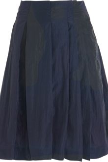 Jil Sander Pleated Skirt - Lyst