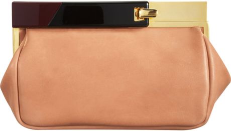 Marni Gusset Clutch in Pink - Lyst