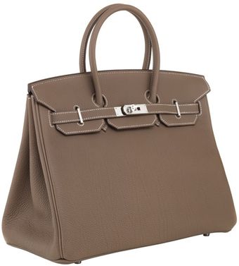 Hermes 35cm Birkin Etoupe Togo With Phw - Lyst