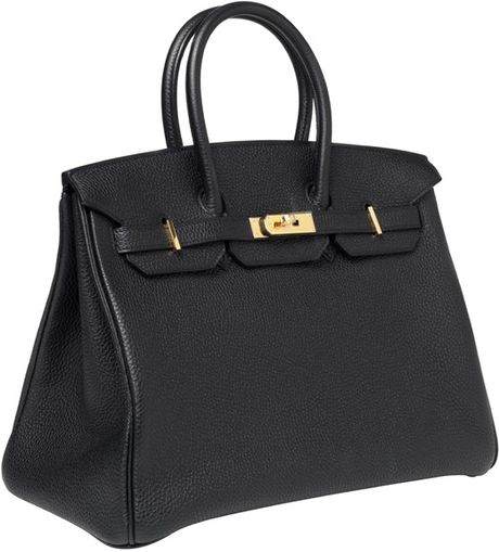 Hermès 35cm Birkin Black Togo With Ghw in Black | Lyst