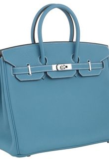 Hermes 35cm Birkin Blue Jean Togo With Phw - Lyst