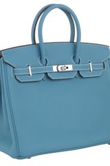 Hermes 35cm Birkin Blue Jean Togo With Phw