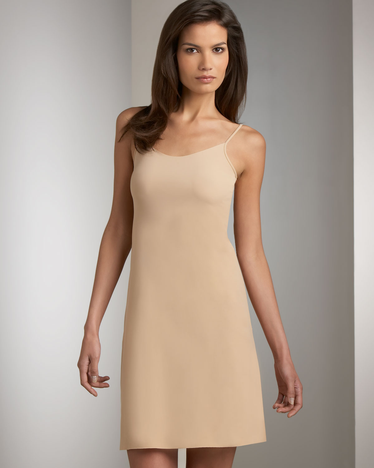 long nude slip