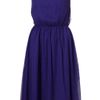 Topshop Purple Sleeveless Midi Dress in Purple - Lyst