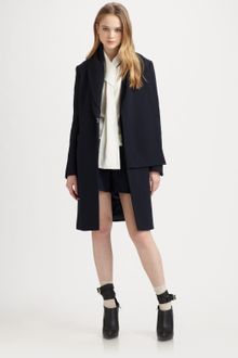3.1 Phillip Lim Single-breasted Coat with Detachable Scarf - Lyst