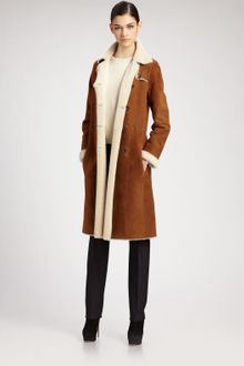 Akris Punto Shearling Coat - Lyst