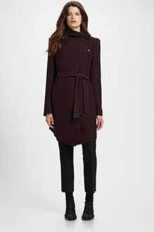 Ann Demeulemeester Wool Stretch Crop Pants - Lyst