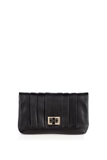 Anya Hindmarch Black Roslyn Leather Clutch - Lyst