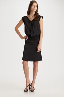 Armani Beaded Silk Dress - Lyst
