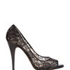 Bionda Castana Melody Peep Toe Shoe in Black - Lyst
