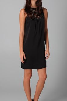 Catherine Malandrino Sleeveless Dress with Cutout Yoke - Lyst