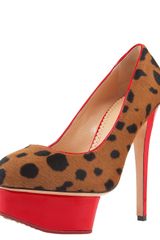 Charlotte Olympia Leopard-print Platform Pump