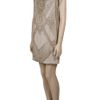 Haute Hippie Studded Dress in Beige - Lyst
