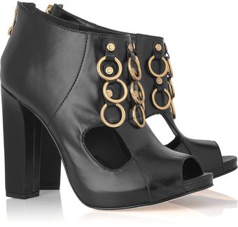 Kat Maconie Ophelia Cutout Leather Ankle Boots - Lyst
