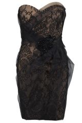 Marchesa Lace Cocktail Dress