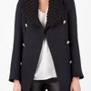 Vivienne Westwood Anglomania Navy Mangano Wool Pea Coat in Blue (navy) - Lyst