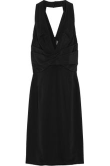 Zac Posen Silk-blend Stretch-crepe Dress - Lyst