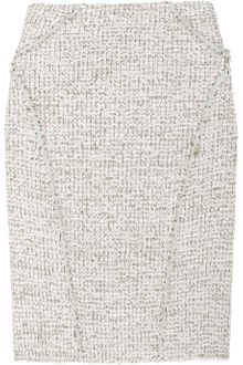 Zac Posen Bouclé-tweed Pencil Skirt - Lyst