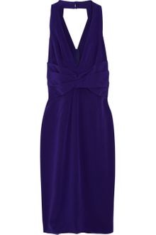 Zac Posen Silk-blend Stretch-crepe Dress - Lyst