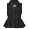 Allsaints Shantara Waistcoat in Gray (charcoal) - Lyst