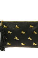 ASOS Collection Asos Multi Zip Horse Clutch