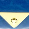 Asos Collection Asos Pyramid Metal Tip Clutch in Blue - Lyst