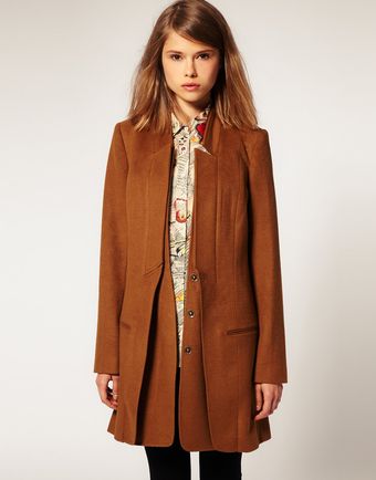 ASOS Collection Asos Premium Coat with Double Lapel - Lyst
