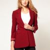 Asos Collection Asos Boyfriend Blazer in Red (claret) - Lyst