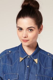 ASOS Collection Asos Pair Of Smooth Triangle Collar Tips - Lyst