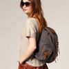 Asos Collection Asos Washed Canvas Rucksack in Gray (grey) - Lyst