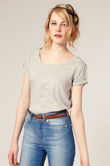 ASOS Collection Asos Basic Roll Sleeve Oversized T-shirt - Lyst