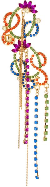 Asos Collection Asos Statement Ear Cuff with Multi Coloured Stones in Multicolor (multi) - Lyst