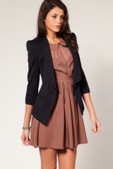 ASOS Collection Asos Ponti Deep Lapel Blazer