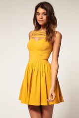ASOS Collection Asos Full Skirt Dress with Multi Strap