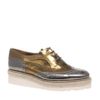Asos Asos Monroe Platform Creeper Shoe in Gold (metallic) - Lyst