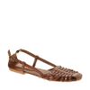 Asos Asos Mex Leather Woven Flat Shoe in Brown (tan) - Lyst